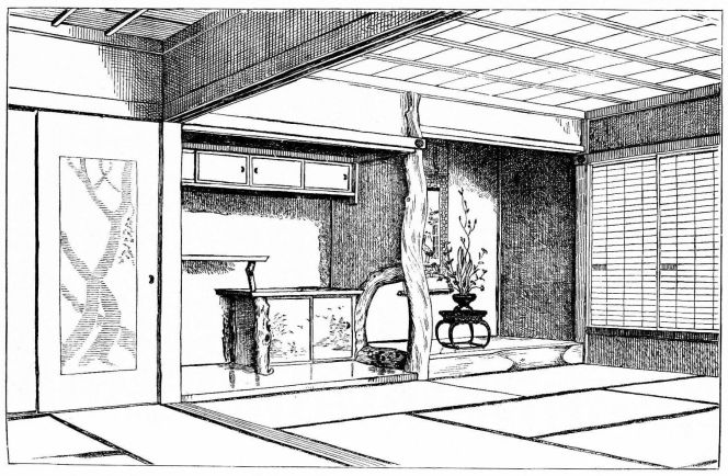 Fig. 96.—Guest-room in Hachi-ishi.