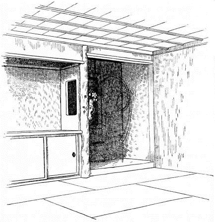 Fig. 125.—Guest-room of dwelling in Tokio.