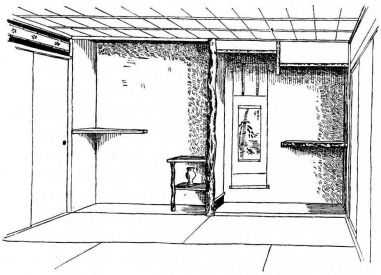 Fig. 128.—Guest-room of a country house.