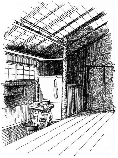 Fig. 133.—Kitchen for tea-utensils.