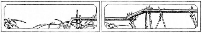 Fig. 149.—Carved wood ramma in town of Yatsushiro, Higo.