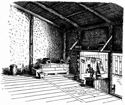 Fig. 170.—Kitchen in city house.
