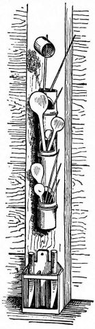 Fig. 172.—Bamboo rack and knife case.
