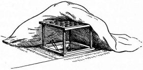 Fig. 195.—Heating arrangement in floor.