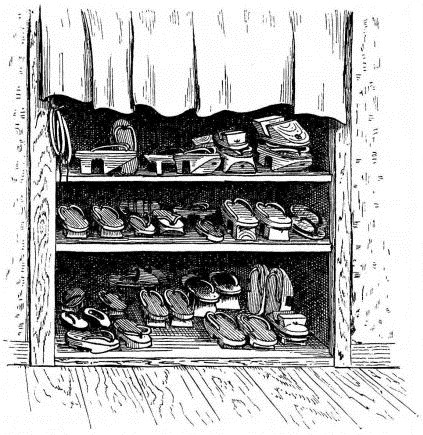 Fig. 223.—Shoe-closet.