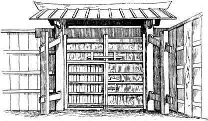 Fig. 243.—Gateway of city house from within.