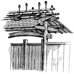 Fig. 250.—Rustic gateway.