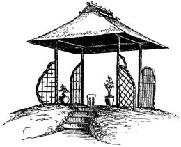 Fig. 272.—Summer-house in imperial garden, Tokio.