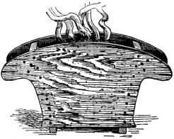 Fig. 277.—Plant-pot of old plank.