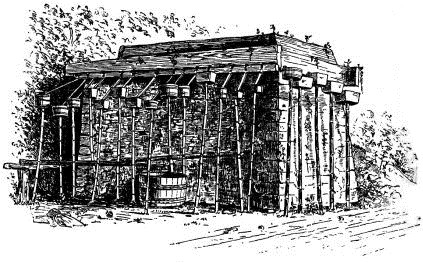 Fig. 291.—Aqueduct reservoir at Miyajima, Aki.