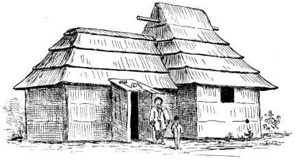 Fig. 306.—Aino house, Yezo.