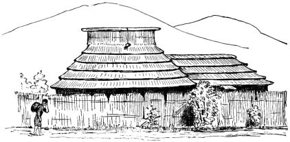Fig. 307.—Aino house, Yezo.