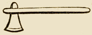 Illustration of axe