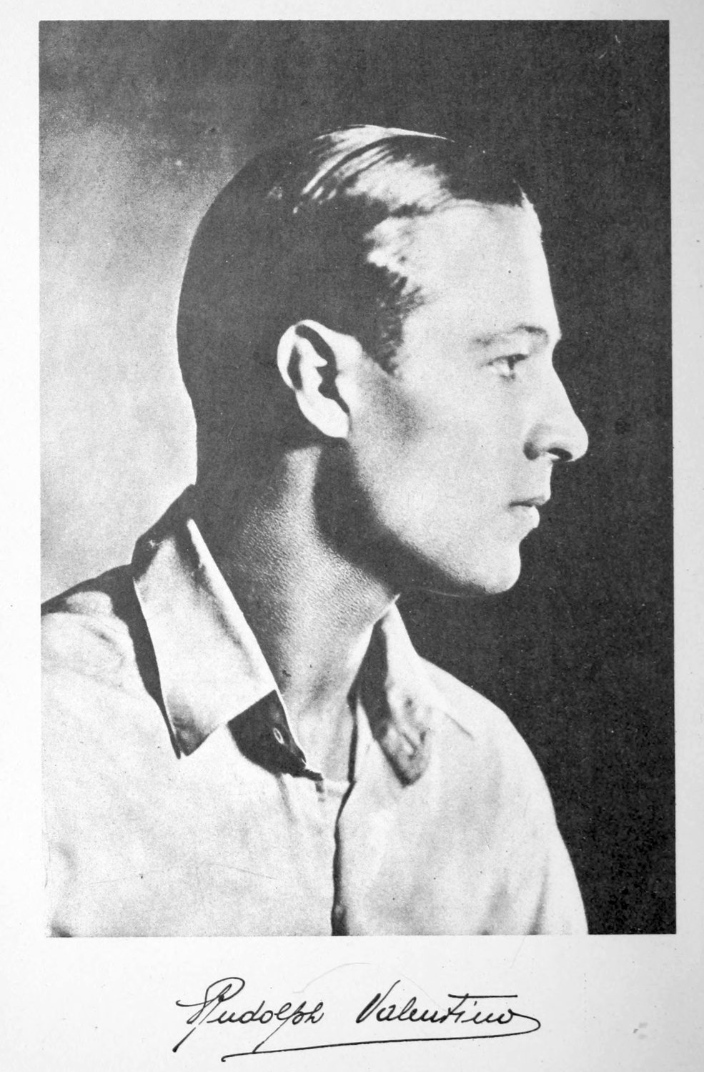 [The image of
Rudolph Valentino is unavailable.]