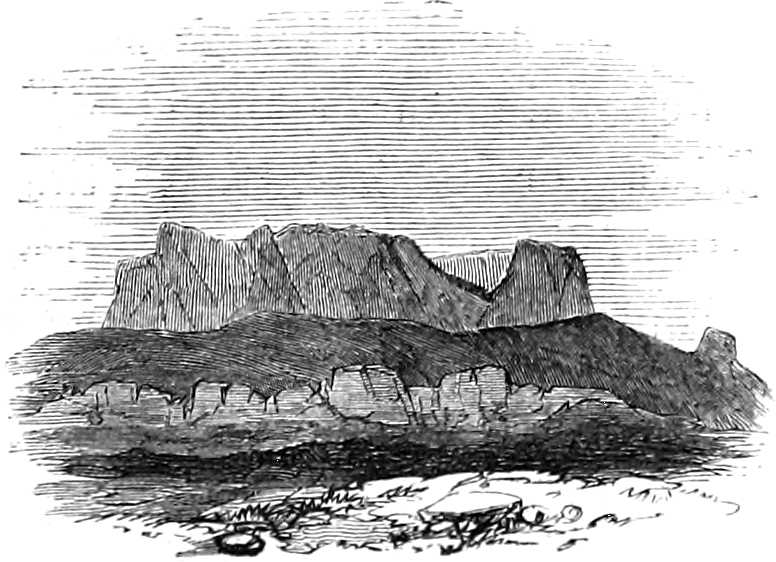 Mount Mári, in front