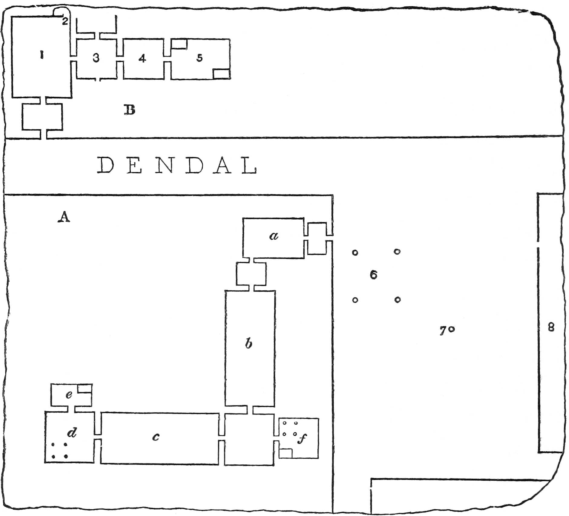 Ground-plan of Palace in Logón Bírni