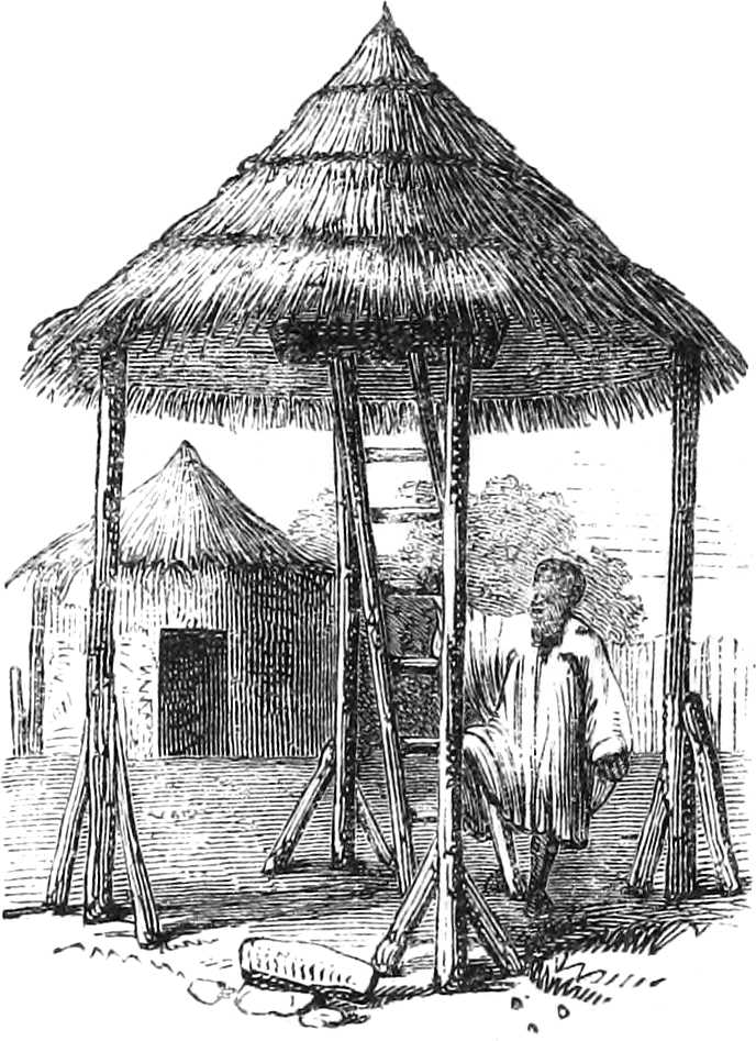 Rúdu, or elevated Sleeping Hut