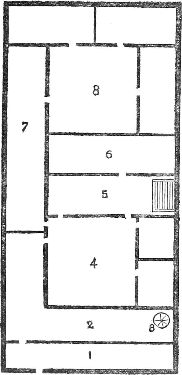 Ground-plan of my Quarters in Timbuktu