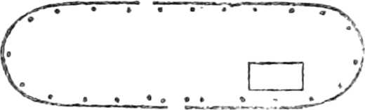 Ground-plan of Hut of Matting
